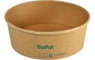 BioPak, BioPak Salat-Schale Ronda 1300 ml, Braun, 25 Stück