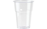 BioPak, BioPak Einwegbecher 250 ml, 50 Stück, Transparent