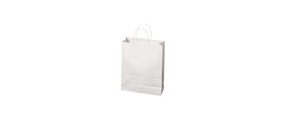 Brieger Papiertüte 32 x 14 x 42 cm, Weiss