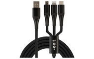 onit USB A - Lightning/Micro-USB/USB C; 0.2 m Kabel