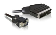 DeLock Scart - VGA (maximal 50Hz) Kabel, 2m