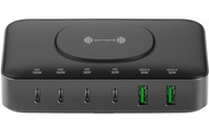 4smarts 7in1 GaN Ladestation Schwarz