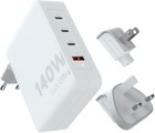 Xtorm GAN-Ladegerät XVC2140 4-Port mit Kabel Weiss