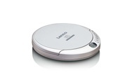 Lenco, Lenco CD-201 Tragbarer CD-Player CD, CD-R, CD-RW, MP3 Akku-Ladefunktion Silber