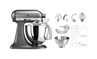 KITCHENAID, Kitchenaid Artisan KSM200 Küchenmaschine Swiss Edition silber