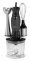 Clatronic SMS3190 Stabmixer 200 W mit Zerkleinereraufsatz, Schneebesenaufsatz, mit Mixbecher Schwarz