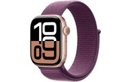 Apple Watch Series 10 GPS 42mm Rose Gold Aluminium/Plum Sport Loop