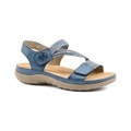 Rieker Damen Flache Sandalette Blau
