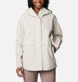 Regenjacke Mit Kapuze Damen Ecru S