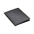 Schreibmappe 32cm aus geprägtem Rindleder in schwarz