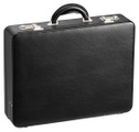 D&N, Tradition Business, Aktenkoffer aus PU-Leder in schwarz