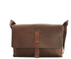 Loreto - Messenger Bag Janis in Dunkelbraun