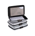 Visitenkartenetui 11cm aus Alumnium in Silber