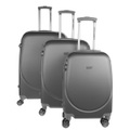 Enrico Benetti, Utah 3er Trolley Set Silber