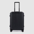 PQ-Light - Ultra Slim Handgepäck Hartschalentrolley in Schwarz Matt