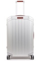 Ultra Slim Mittelgrosser Koffer Grau/Leder