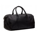 Melbourne - Reisetasche Leder, Schwarz
