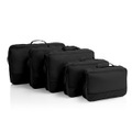 EcoTex - 5pc Packing Cube Set in Schwarz