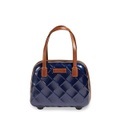 Leather & More - Hartschalen-Koffer Beautycase Blau