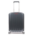 PQ-Light - Ultra Slim Kabinen-Hartschalentrolley Grau/Rot