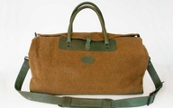 Reisetasche Mittel in Braun/Grün
