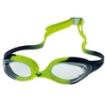 arena Spider Goggles Kinder navy-clear-citronella 2019 Schwimmbrillen