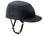 YAKKAY, YAKKAY Velohelm Schwarz Smart Two + Cover Paris Black Oilskin (Grösse: L (55-59 cm))