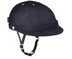 YAKKAY, YAKKAY Velohelm Cover Milano Dark Blue Denim (Grösse: XL (58-61 cm))