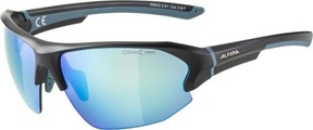 Alpina LYRON HR Sonnenbrillen - Black Matt Blue Mirror Blue