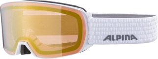 Alpina Nakiska QVM Skibrille - White Mirror Gold