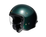 SHOEI J-O Jethelm - Uni grün (Grösse : S (55-56 cm))
