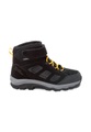 Jack Wolfskin Wasserdichte Wanderschuhe Kinder Vojo Backlength Texapore Mid Kids 28 schwarz black / burly yellow XT