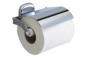 NAPOLI WC-Papierhalter m. Deckel verchr.
