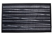 Kleen Mat Streifen 45x75 cm, schwarz-weiss