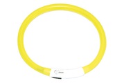 swisspet, Universal-Leuchthalsband gelb mit USB