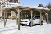 Carport Tirol mit 3kN/m2 Schneelast FSC