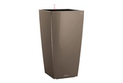 Lechuza - 2er-Set Blumenkästen mit Integriertem Bewässerungssystem Cubico Premium 30 - Taupe
