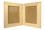 Rayher, Holzbilderrahmen mit Glasscheibe 17x27.5x1.2 cm