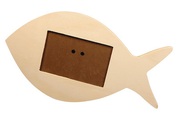 Holz Fotorahmen Fisch 27x15x0.7 cm