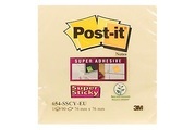 Post-it Super Sticky 76x76 mm gelb, 6 Stück