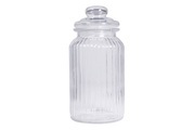 Vorratsglas, gerillt, m. Deckel, 1.250ml