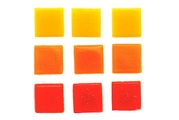 GLOREX, Glas-Mosaik 600g rot/gelb/orange sort.