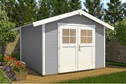 Weka Gartenhaus 122 Gr. 5, grau, 28 mm