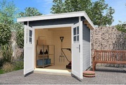 Weka Gartenhaus 179 Gr. 1, grau, 28 mm,