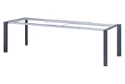 Home&More, Home and More Auszugtisch Aluminium beschichtet, graphit, gross