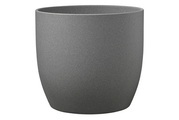 Übertopf Basel Stone Ø14cm dunkelgrau
