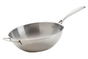 Wok »Ø 30 cm«, Edelstahl