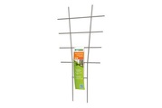 Windhager Metall-Blumenstütze Stützgitter