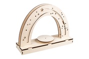 Holz 3D Bausatz Nachthimmel FSCMixCred, 30x9x23cm, +Drehteller, Box