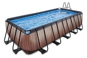 Exit Frame Pool 5.4x2.5x1.22m, Holzoptik